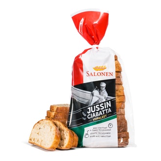 Salonen Jussin Ciabatta viipaleet 400g