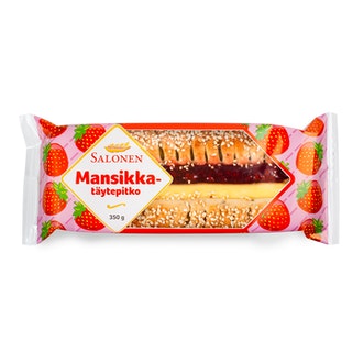 Salonen mansikkatäytepitko 350g