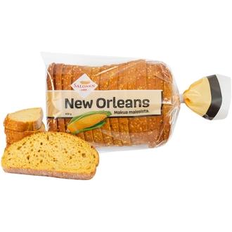 Perheleipuri Salonen New Orleans 450 g maissileipä, viipaloitu