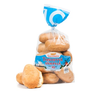 Perheleipuri Salonen Tosihyväsampylä 10 kpl/650g vehnärouhesämpylä