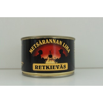 Metsärannan kauppa Retkieväs 400g säilyke, lämmitettävä porsaanliha- ja perunaruoka retkille