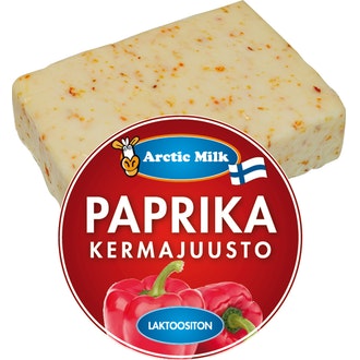 Arctic milk paprika-valkosip kermajuusto 140g