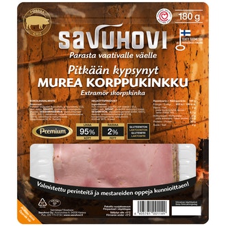 Savuhovi Pitkään Kypsynyt Murea Korppukinkku 180g