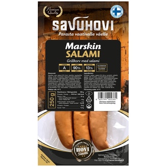 Savuhovi Marskin salami grillimakkara 250g