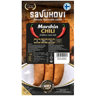 Savuhovi Marskin grillimakkara 250g chili