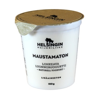 Helsingin meijeriliike luonnonjogurtti 180g maustamaton