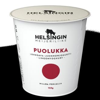 PUOLUKKA - Lohkeava luonnonjogurtti 150g