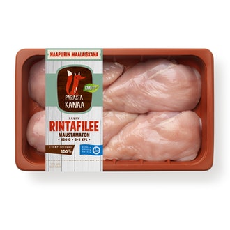 Naapurin maalaiskananpojan rintafilee maustamaton 600g
