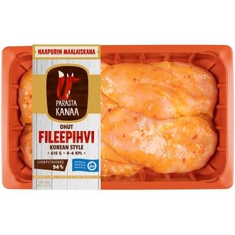 Naapurin Maalaiskanan ohut fileepihvi, korean style 610g