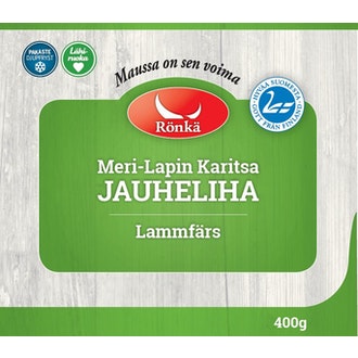 Rönkä Meri-Lapin Karitsa jauheliha 400g pakaste