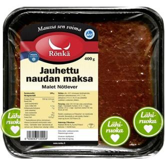 Rönkä Naudan maksa jauhettu 400g pakaste