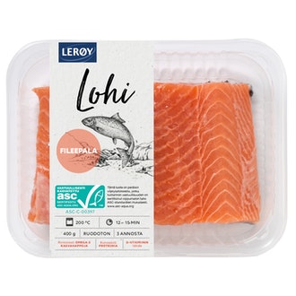 Lerøy 400g lohifileepala ASC