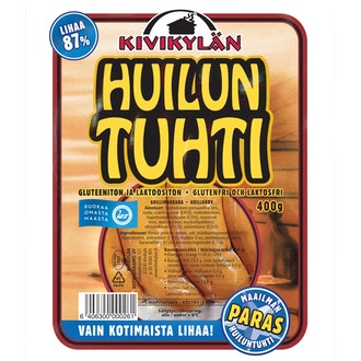 Kivikylän Huiluntuhti  400 g / 4 kpl grillimakkara