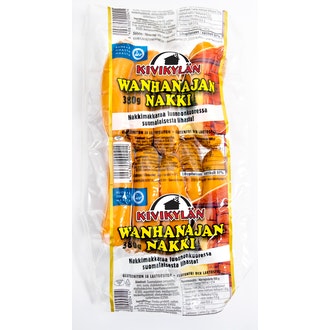 Kivikylän Wanhanajan nakki 380 g