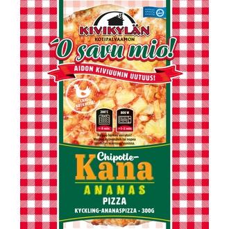 Kivikylän Kana-Ananas Pizza 300g