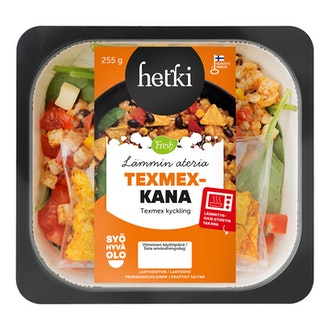 Fresh LämminHetki lämmitettävä salaatti texmex kana 255g