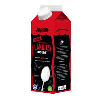 Ålandsmejeriet 1kg lakritsijogurtti