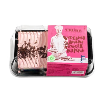 Trube vadelma-suklaamoussekakku 550g vegaaninen