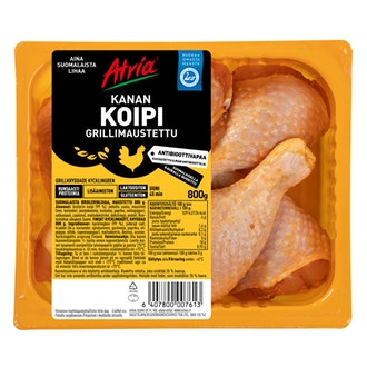 Atria kanan koipi grillimaustettu 800g