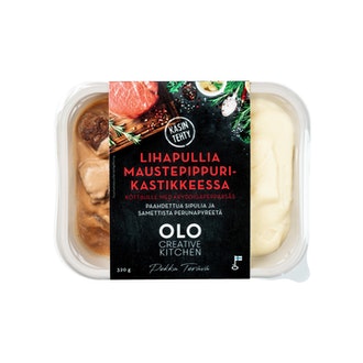 Olo lihapullia maustepippurikastike 320g