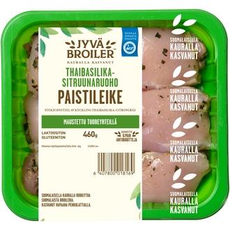 Jyväbroiler Broilerin Paistileike Thaibasilika-Sitruunaruoho 460g