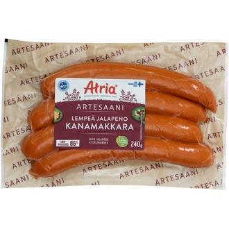 Atria Artesaani Lempeä Jalapeno Kanamakkara 240g