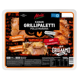Atria kanan grillipaletti Pollo Mañana 1000g