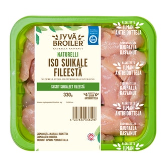 Jyväbroiler Iso Suikale Broilerin Fileestä Naturelli 330g