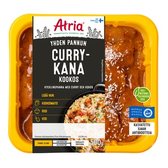 Atria Yhden Pannun Currykana Kookos 500g