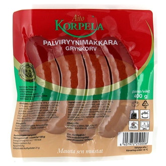 Korpelan palviryynimakkara 400g