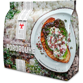 Lapin liha 150g pororouhe kylmäsavustettu