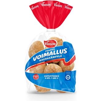 Vaasan Voimallus Kaurasämpylä  kaurainen sämpylä 480 g 8 kpl