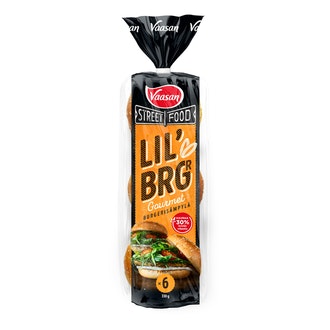Vaasan Lil BRGR burgerisämpylä 6kpl/330g