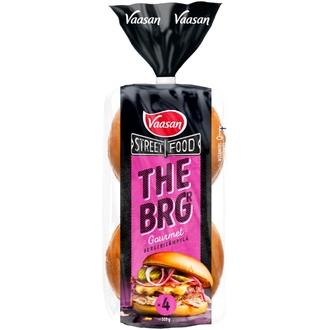 Vaasan Street Food THE BRGR Gourmet burgerisämpylä 320 g 4 kpl