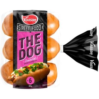 Vaasan Street Food The Dog Hot Dog sämpylä 300g 6x50g