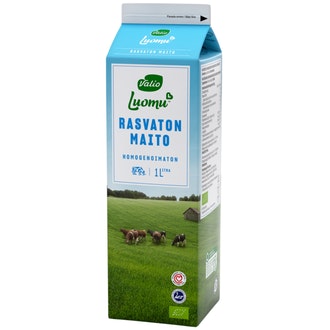 Valio Luomu™ rasvaton maito 1 l