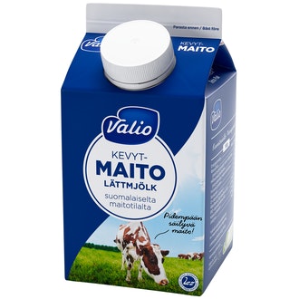 Valio kevytmaito 5 dl