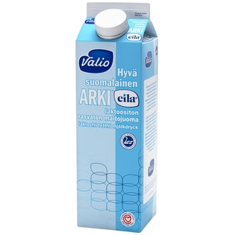 Valio Hyvä suomalainen Arki® Eila® rasvaton maitojuoma 1 l laktoositon