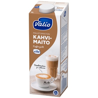 Valio kahvimaito 1 l laktoositon UHT