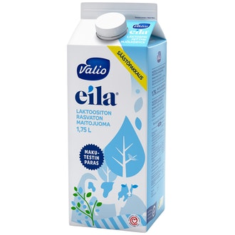 Valio Eila® rasvaton maitojuoma 1,75 l laktoositon
