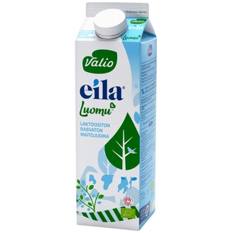 Valio Eila Luomu rasvaton maitojuoma 1l laktoositon