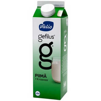Valio Gefilus® piimä 1 l 1% rasvaa laktoositon