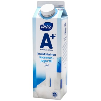 Valio A+™ kreikkalainen luonnonjogurtti 1 kg laktoositon