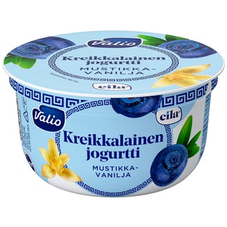 Valio kreikkalainen jogurtti 150 g mustikka-vanilja laktoositon