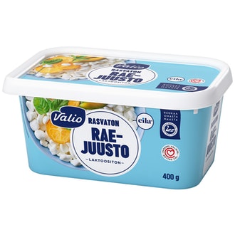 Valio raejuusto 400g rasvaton laktoositon