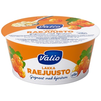 Valio raejuusto lakka 130 g laktoositon