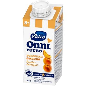 Valio Onni kauraisa persikka-ohrapuuro 215 g UHT