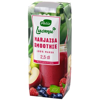 Valio Luomu™ smoothie 2,5 dl marjaisa