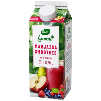Valio Luomu™ smoothie 0,75 l marjaisa