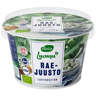 Valio Luomu raejuusto 180g laktoositon